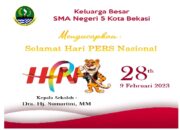 SMA Negeri 5 Kota Bekasi Mengucapkan Selamat Hari Pers Nasional
