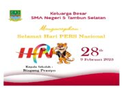 SMA Negeri 5 Tambun Selatan Mengucapkan Selamat Hari Pers Nasional