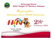 SMA Negeri 6 Tambun Selatan Mengucapkan Selamat Hari Pers Nasional