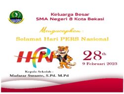 SMA Negeri 8 Kota Bekasi Mengucapkan Selamat Hari Pers Nasional