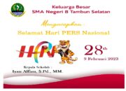 SMA Negeri 8 Tambun Selatan Mengucapkan Selamat Hari Pers Nasional