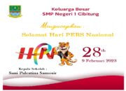 SMP Negeri 1 Cibitung Mengucapkan Selamat Hari Pers Nasional
