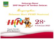 SMP Negeri 14 Tambun Selatan Mengucapkan Selamat Hari Pers Nasional