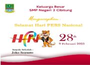 SMP Negeri 2 Cibitung Mengucapkan Selamat Hari Pers Nasional