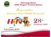 SMK Negeri 12 Kota Bekasi Mengucapkan Selamat Hari Pers Nasional