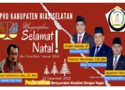 DPRD Kabupaten Nias Selatan Mengucapkan Selamat Natal & Tahun Baru