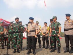 TNI-POLRI Apel Gelar Pasukan Pengamanan Persiapan Pelantikan Presiden