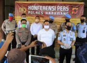 Satresnarkoba Polres Karawang Ungkap Dua Orang Pelaku Pengedar Narkoba Jenis Ganja.