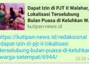 PJT II Walahar Bantah Beri Ijin Lokalisasi Terselubung