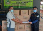 Gandeng LSM GEMPAL  PT PAJAR PAPER bagikan sembako gratis