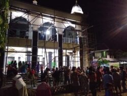 Ditengah Pandemi warga sindangraja tetap Antusias Bangun Masjid Jami Nurul Islam