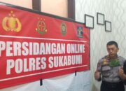 New Normal, Tahanan Polres Sukabumi Masih Bersidang Online