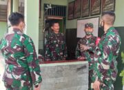 Dandim Brebes Kunjungi Koramil Diperbatasan Jawa Tengah-Jawa Barat