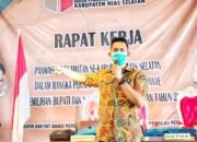 Bawaslu Nisel Gelar Raker Tahapan Persiapan Kampanye Bersama Panwascam