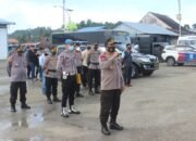 Polres Nisel Lakukan Pelepasan Personil pengamanan TPS Pilkada 2020 untuk 7 Kecamatan di Kepulauan