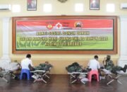 TNI Brebes Donorkan Darahnya Isi Hari Juang TNI-AD Ke-75