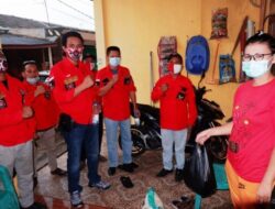 Pemuda Batak Bersatu Salurkan Bantuan Sembako Ke Anggota yang Tercomfirmasi Covid.19