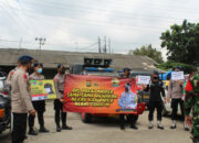 Yon Pelopor D Brimob Kampanye “Bekasi Bermasker”