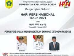 Pemerintah Kabupaten Bogor mengucapkan selamat Hari Pers Nasional 2021
