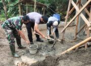 Demi Suksesnya Kegiatan TMMD Perwira Penanggung Jawab Selalu Adakan Pengecekan Dan Yel-yel Pembangkit Semangat