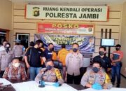 Polresta Jambi Gelar Konferensi Pers Ungkap Kasus Pembacokan Siswa SMA Negeri 7 Kota Jambi