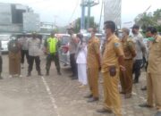 H-2 Lebaran, Pokdar Kamtibmas MSU dan Satgas Covid-19 Gelar Operasi Yustisi di Pasar Sungai Rengas