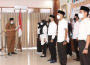 Bupati Bungo Resmi Kukuhkan Kepimpinan Arif Rahmansyah Himpunan Mahasiswa Bungo Jambi 2021-2022