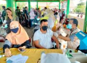 Minat Masyarakat Tinggi Capai 980 Dosis,  Vaksinasi Membludak di Serbu Warga Maro Sebo Ulu