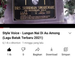 Lagu ‘Lungun Nai Di Au Among’ Ciptaan Letkol Andris Simaremare Viral & Telah Launching