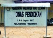 Diisukan BOS Afirmasi 2019 Disdik Nisel Yang Mengelolah, Yasatulo Lase Bantah.