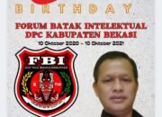 Kepala Sekolah SMPN   5 Tambun Selatan Kab. Bekasi Mengucapkan Happy Annyversary FBI Forum Batak Intelektual DPC Kabupaten Bekasi at 1