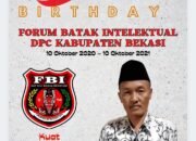 Kepala SMPN 2 TAMSEL Mengucapkan Happy Annyversary FBI Forum Batak Intelektual DPC Kabupaten Bekasi at 1 st