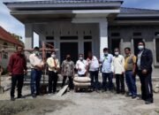 Gereja HKBP Tiberias terima dukungan bantuan 100 sak semen dari PT.Toba Pulp Lestari