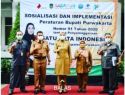 Pemkab Purwakarta Gelar Sosialisasi Perbub Nomor 91 Tahun 2020 Tentang Tata Kelola Satu Data Indonesia ( SDI )