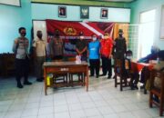 Dukung Vaksinasi Nasional, Jajaran Polsek Cikampek Sasar Pelajar SMP