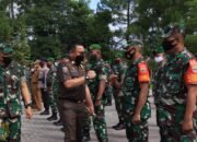 Bupati Pakpak Bharat Ikuti Apel Pergeseran Pasukan operasi Pengamanan pilkades