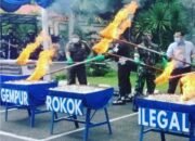 Bea Cukai Purwakarta Musnahkan Barang Milik Negara Hasil Penindakan Cukai Tahun 2020-2021