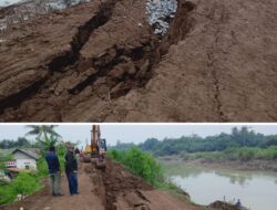 Tanggul Longsor Menghantui Masyarakat Lenggah Jaya