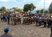 Aliansi Gerak Tutup TPL Kembali Lagi Nyatakan Sikap Di Halaman Kantor Bupati Toba