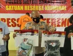 Polres Metro Kota Bekasi mengamankan 4 Tersangka Pencabulan di wilayah hukum Kota Bekasi