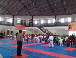 Wakapolres Karawang Pimpin Upacara Penutupan Kejuaraan Karate Kapolres Cup Tahun 2017