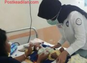 Ida Hamida Srikandi TRC PPA Korwil Sulawesi Santuni Bayi Moan Di Rumah Sakit