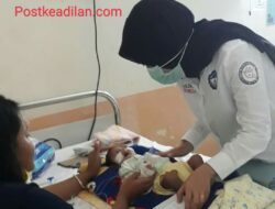 Ida Hamida Srikandi TRC PPA Korwil Sulawesi Santuni Bayi Moan Di Rumah Sakit
