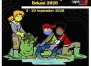 POLRES METRO BEKASI KOTA BERIKAN MASKER KEPADA AMPHIBI BEKASI RAYA