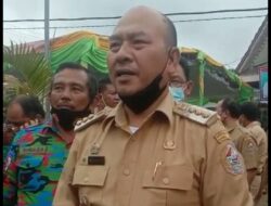 Bupati Taput Drs. Nikson Nababan Msi Kunjungi Kantor Camat Parmonangan Sumatera Utara