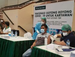 PT Toba Pulp Lestari tbk Telah  Laksanakan Program Vaksinasi Gotong Royong Tahap II Lengkap.