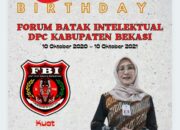 Direktur RSUD Kab. Bekasi Mengucapkan Happy Annyversary FBI Forum Batak Intelektual DPC Kabupaten Bekasi at 1 st
