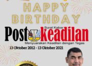 Kepala Dinas Pendidikan Kab. Bekasi Mengucapkan Happy Anniversary Postkeadilan yang ke 9