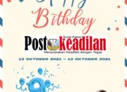 Kepala SMPN 1 Tambun Selatan Mengucapkan Happy Anniversary Postkeadilan yang ke 9