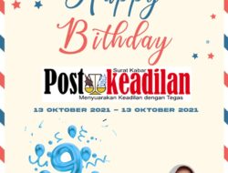 Kepala SMPN 1 Tambun Selatan Mengucapkan Happy Anniversary Postkeadilan yang ke 9